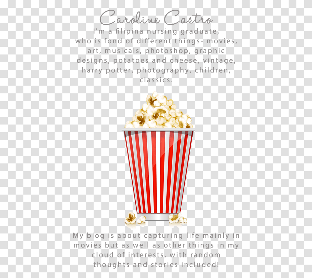Movies And My Stories Popcorn Vector, Food, Snack, Flyer, Poster Transparent Png