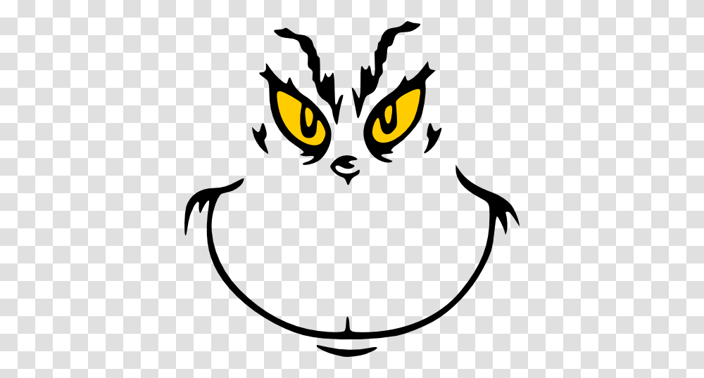 Movies Personal Use Copy Of Grinch Face, Stencil, Animal, Bird Transparent Png