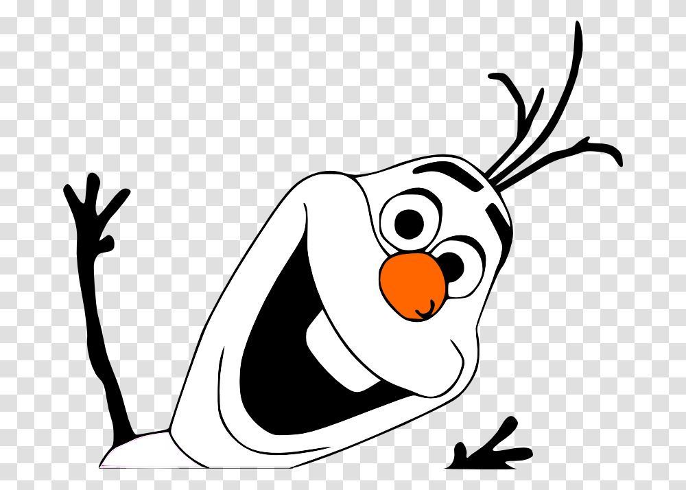 Movies Personal Use Olaf Waving, Animal, Angry Birds Transparent Png