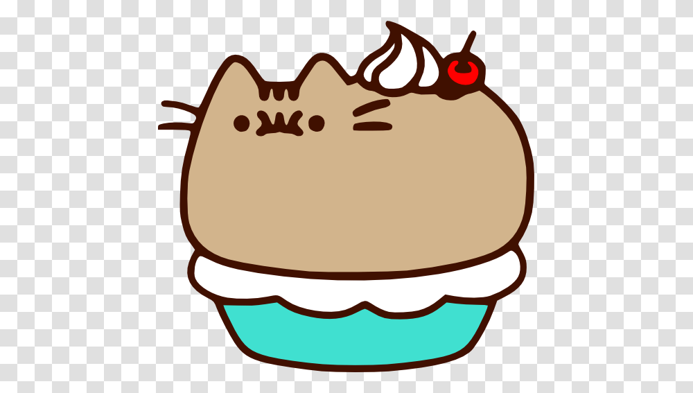 Movies Personal Use Pusheen Cherry On Top Rab, Birthday Cake, Dessert, Food, Burger Transparent Png