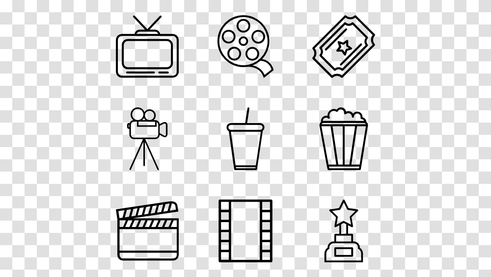 Movies Vector Clapboard Utensil Icon Background, Gray, World Of Warcraft Transparent Png