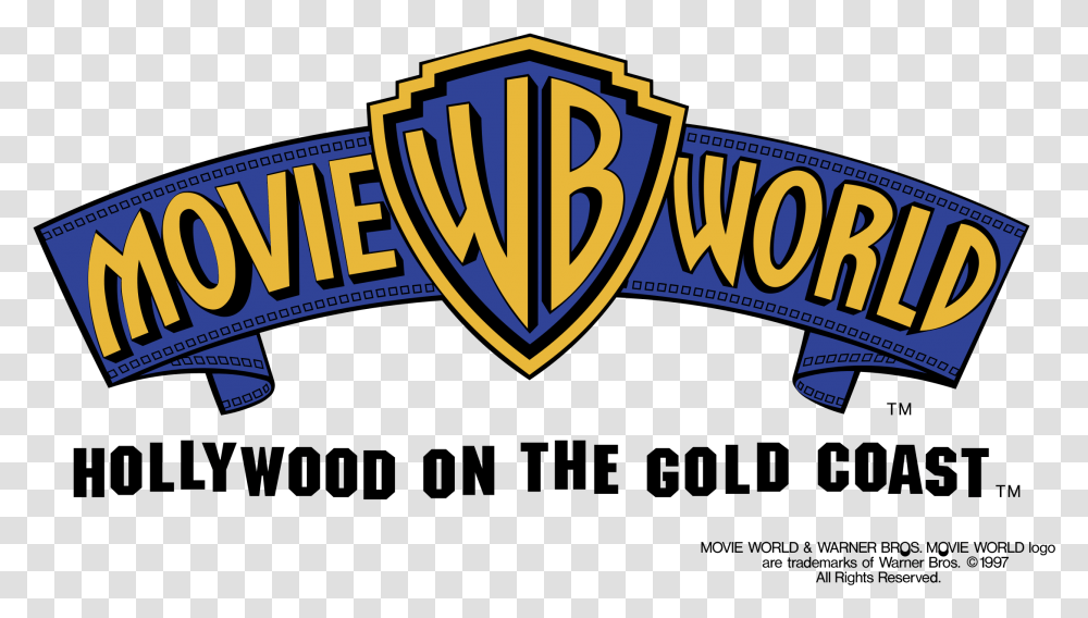 Movieworld Logo Svg Movie World Gold Coast Logo, Symbol, Trademark, Word, Text Transparent Png