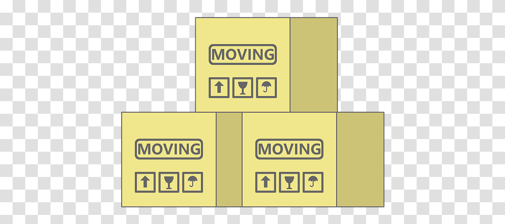 Moving Boxes Box Cardboard House Home Packing Moving Company, Label, Word, Paper Transparent Png