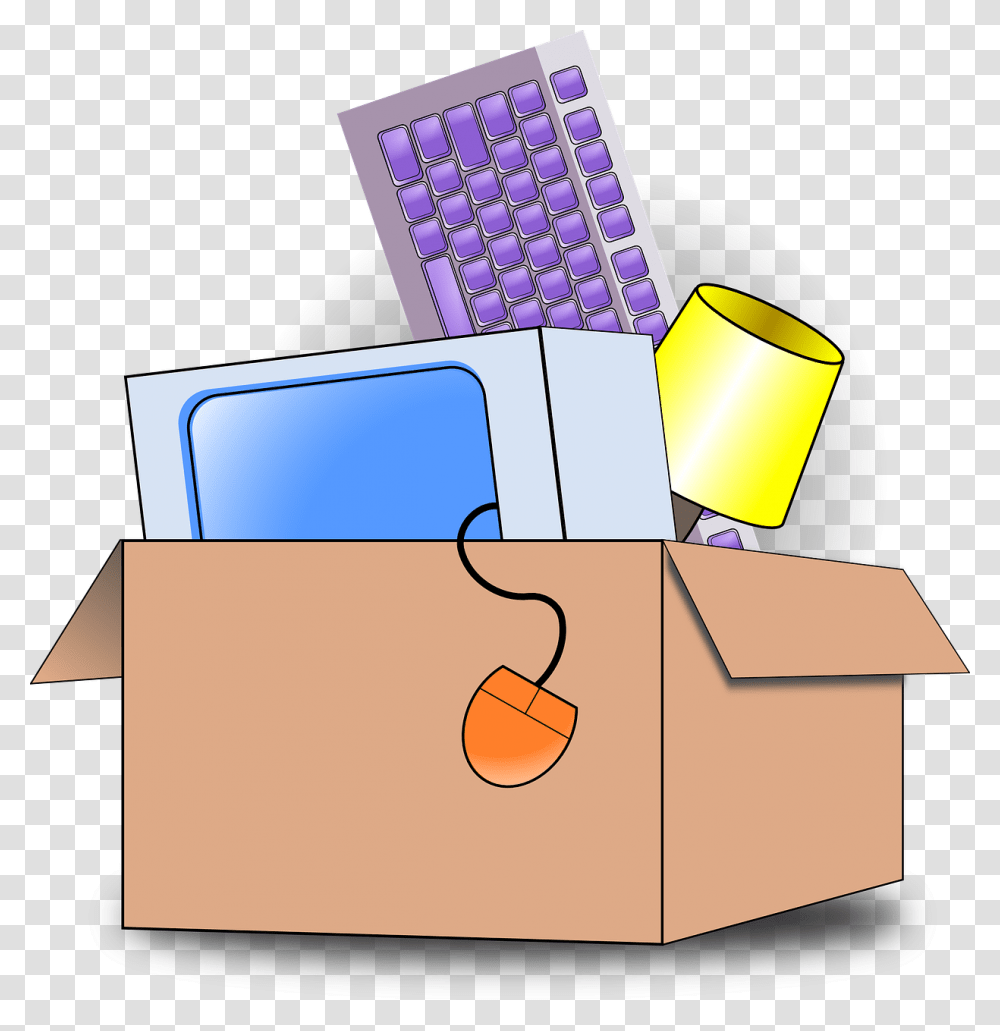 Moving Clip Art, Box, Cardboard, Carton Transparent Png