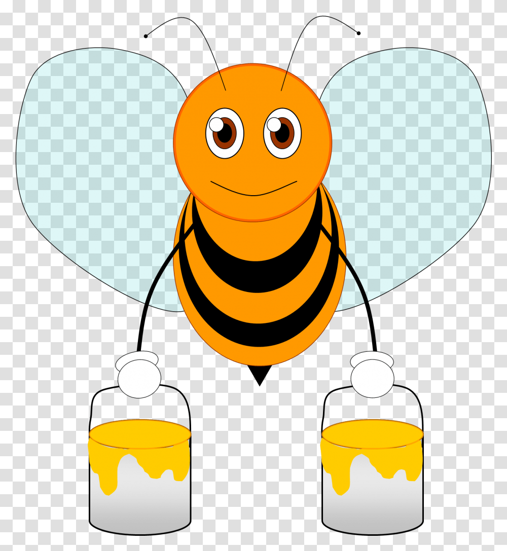 Moving Honey Bee Clipart Animated Clip Art Bee, Apparel, Animal, Invertebrate Transparent Png