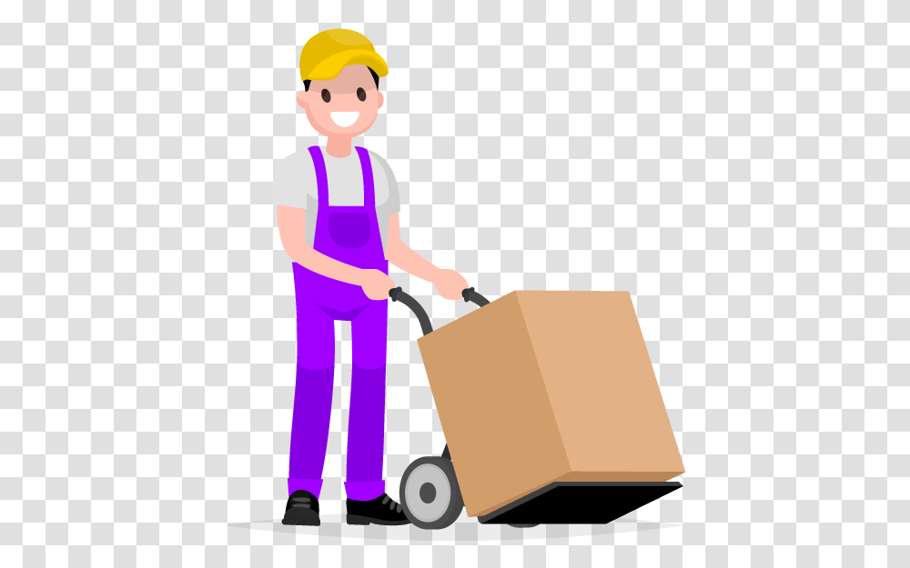 Moving On A Budget Icon, Person, Human, Package Delivery, Carton Transparent Png