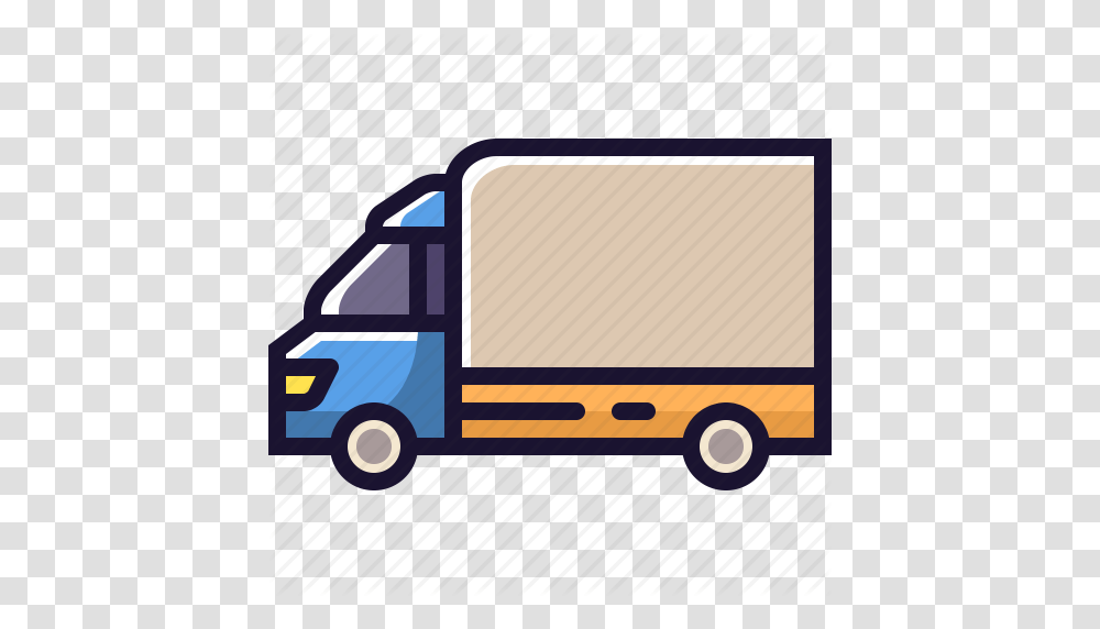 Moving Truck Vehicle Icon, Van, Transportation, Moving Van, Bus Transparent Png