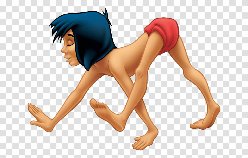 Mowgli, Character, Person, Back, Working Out Transparent Png