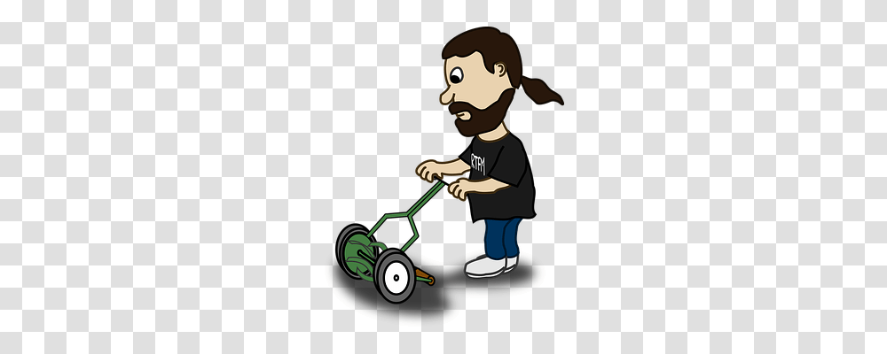 Mowing Person, Tool, Lawn Mower, Human Transparent Png