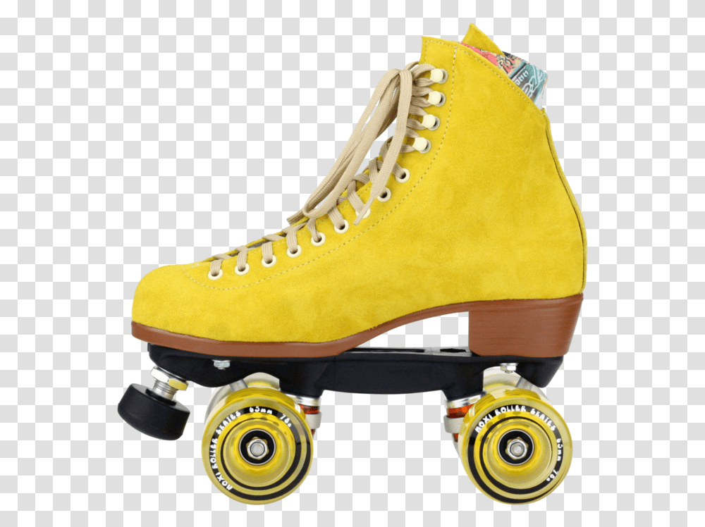Moxi Yellow Roller Skates, Shoe, Footwear, Apparel Transparent Png