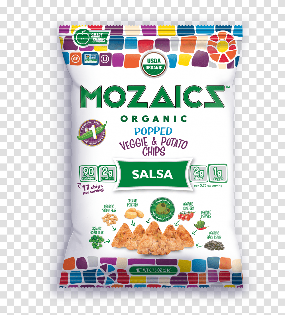 Mozaics Chips, Food, Diaper, Flour, Powder Transparent Png