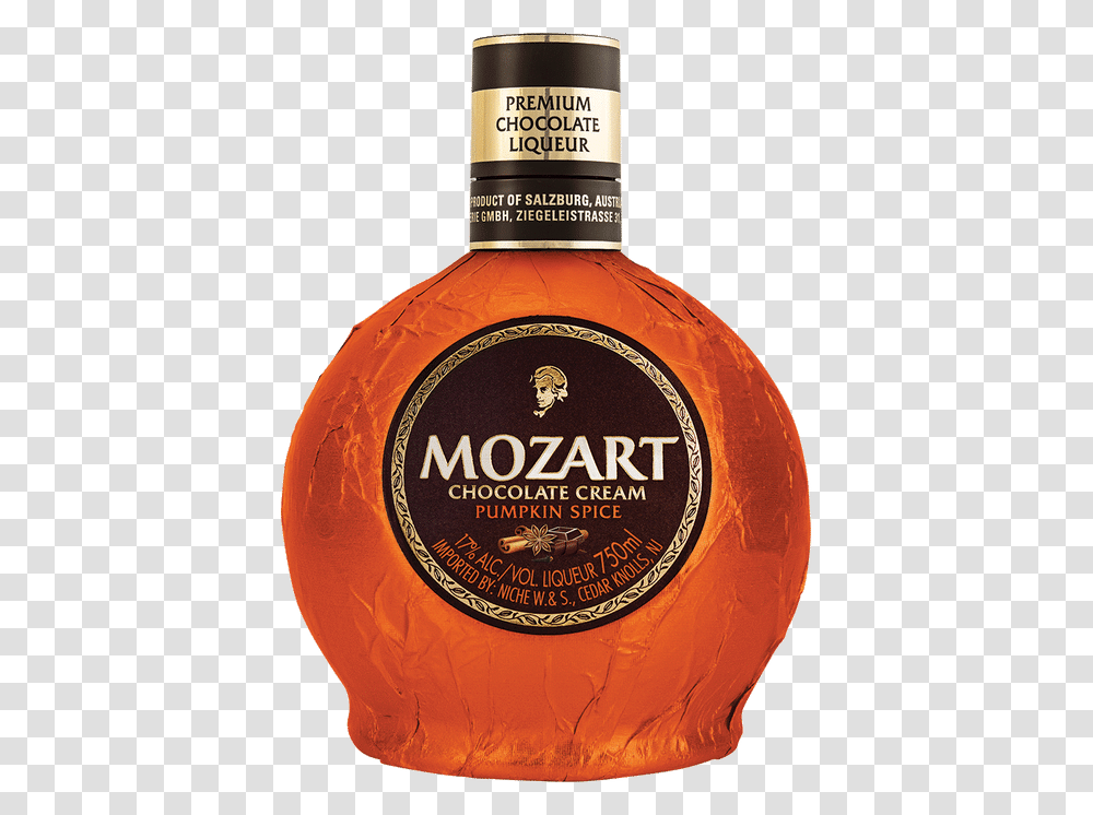 Mozart Chocolate Pumpkin Spice Liqueur Tennessee Whiskey, Liquor, Alcohol, Beverage, Drink Transparent Png
