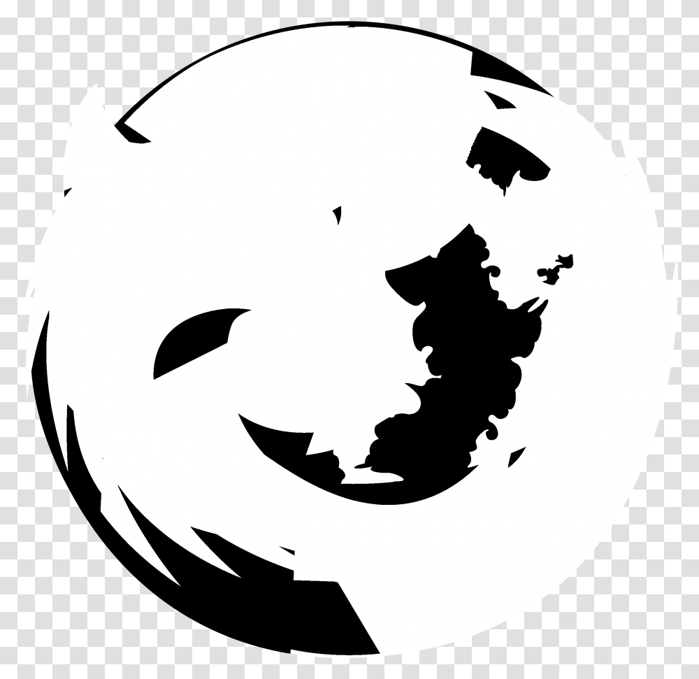 Mozilla Firefox Logo Mozilla Firefox, Stencil, Symbol, Recycling Symbol Transparent Png