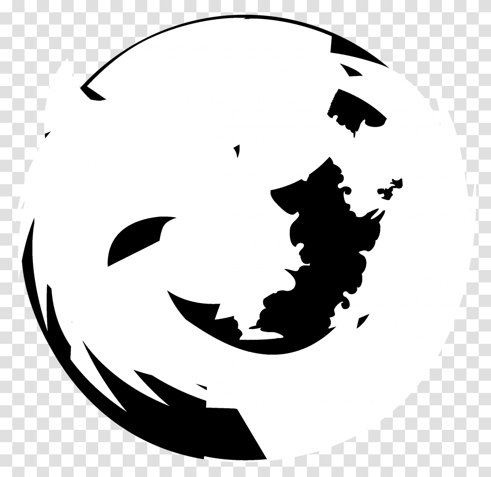 Mozilla Firefox, Stencil, Recycling Symbol Transparent Png