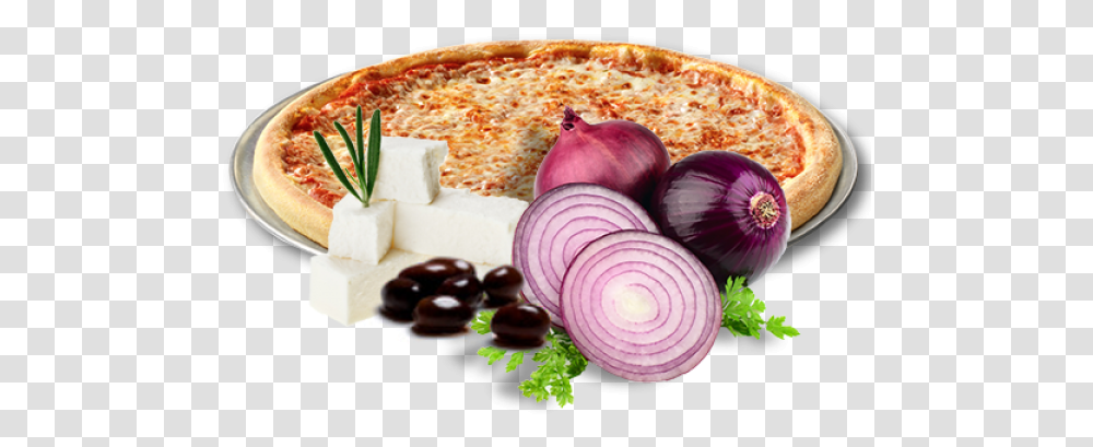 Mozzarella Vs Feta Cheese, Plant, Food, Vegetable, Onion Transparent Png