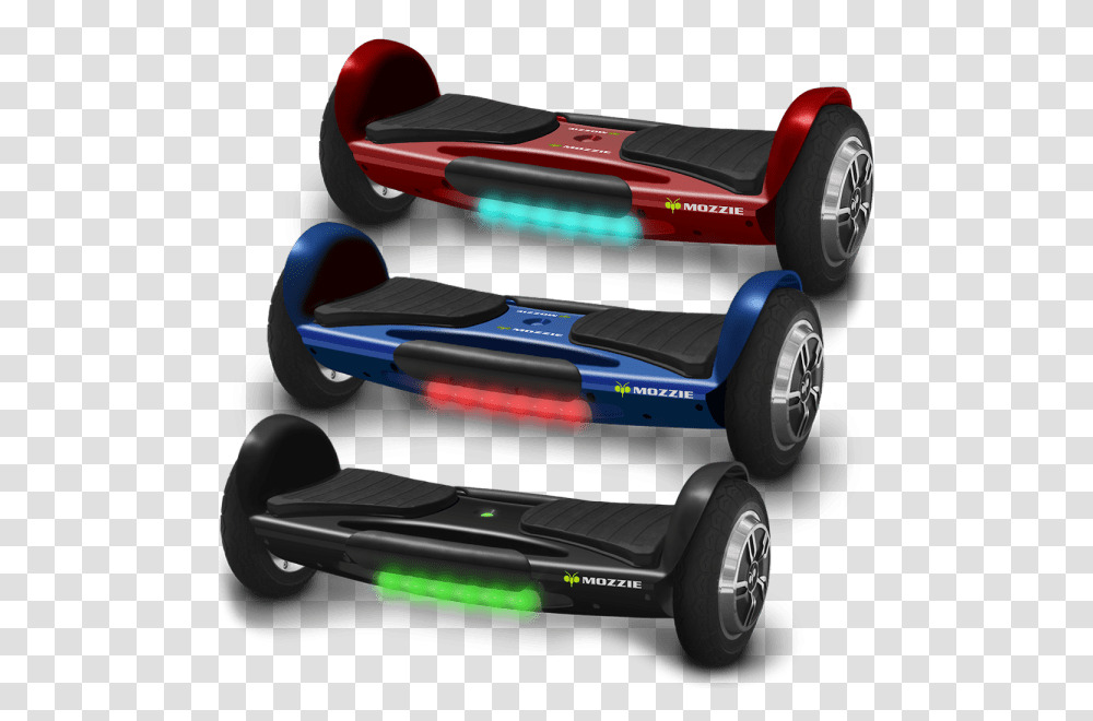 Mozzie Hoverboard In Color, Vehicle, Transportation, Scooter, Lawn Mower Transparent Png