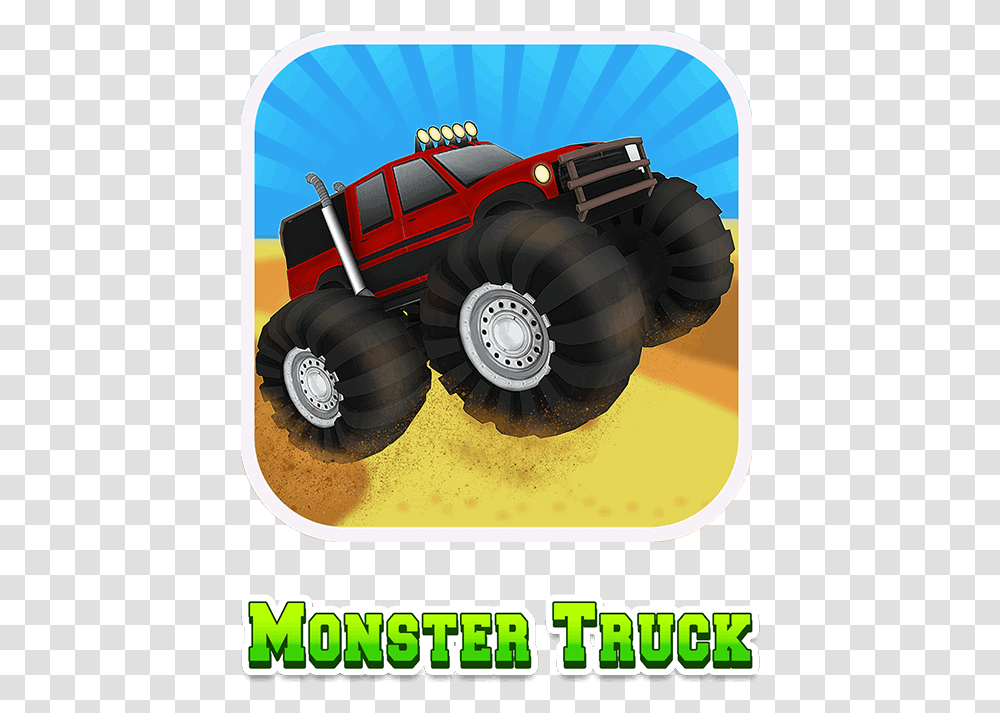Mpl App Screen Monster Truck, Tire, Wheel, Machine, Car Wheel Transparent Png
