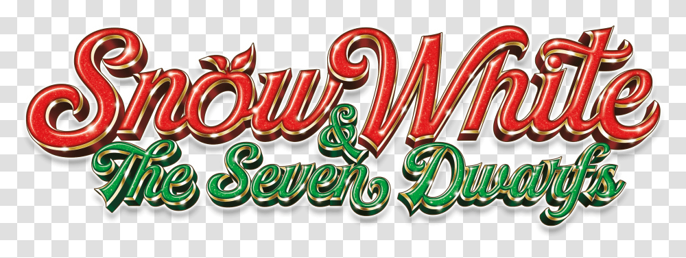 Mpt Snow White Logo Snow White And The Seven Dwarfs Panto, Dynamite, Text, Meal, Food Transparent Png