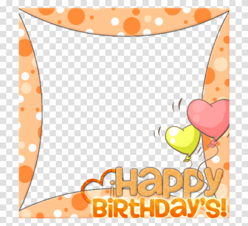 Mq Birthday Text Frame Frames Border Borders, Plant, Poster, Coffee Cup, Food Transparent Png
