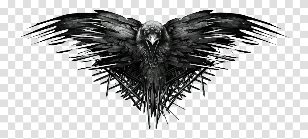 Mq Black Crow Bird Birds Animal Game Of Thrones Background, Vulture, Condor, Beak Transparent Png