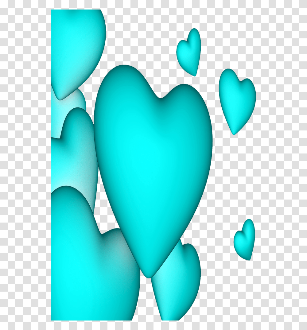 Mq Blue Heart Hearts Borders Border Heart Heart, Balloon, Pillow, Cushion, Pattern Transparent Png