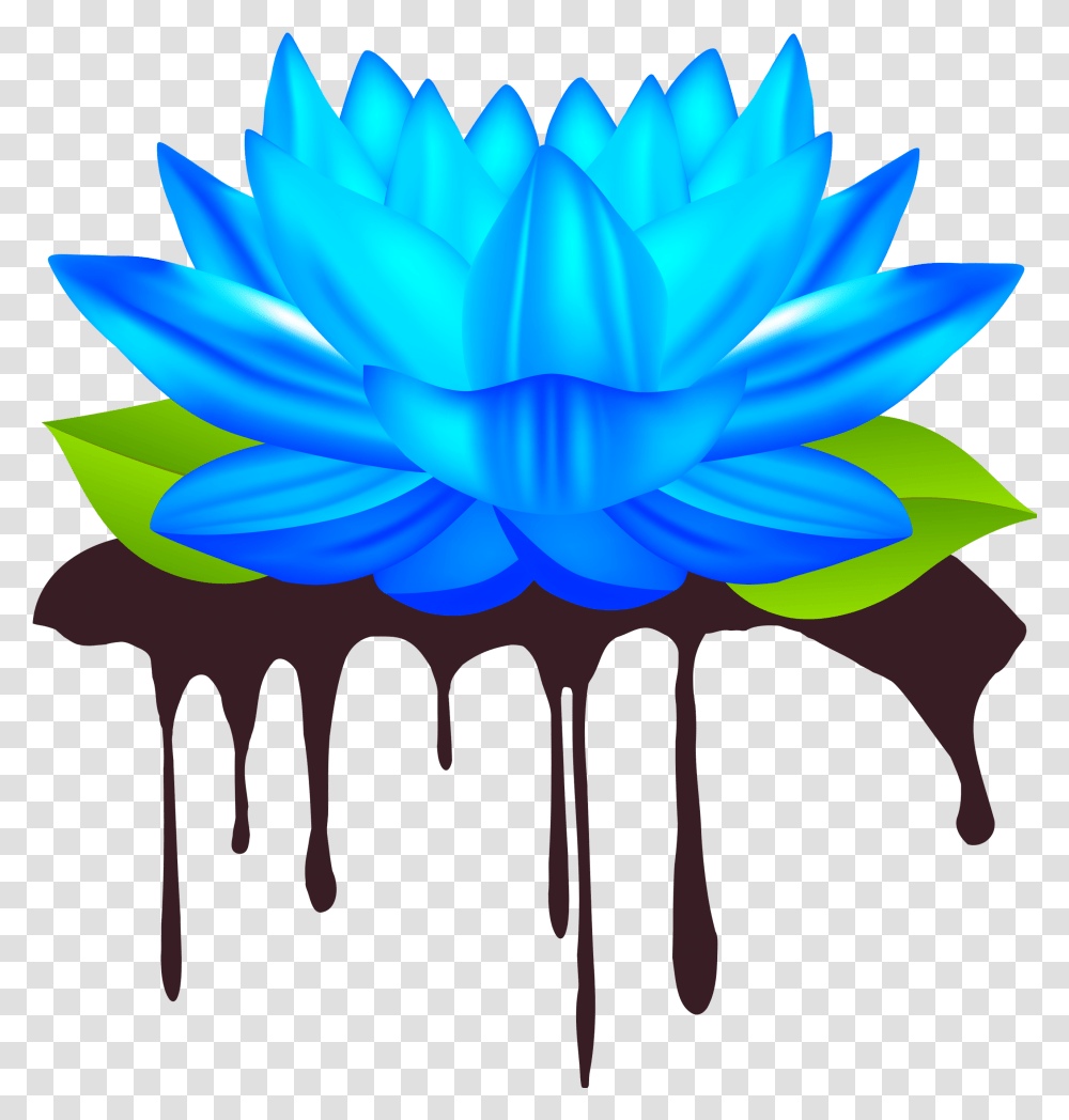 Mq Blue Lotus Flowers Flower Blue Lotus Clipart, Pattern, Plant, Blossom, Pond Lily Transparent Png