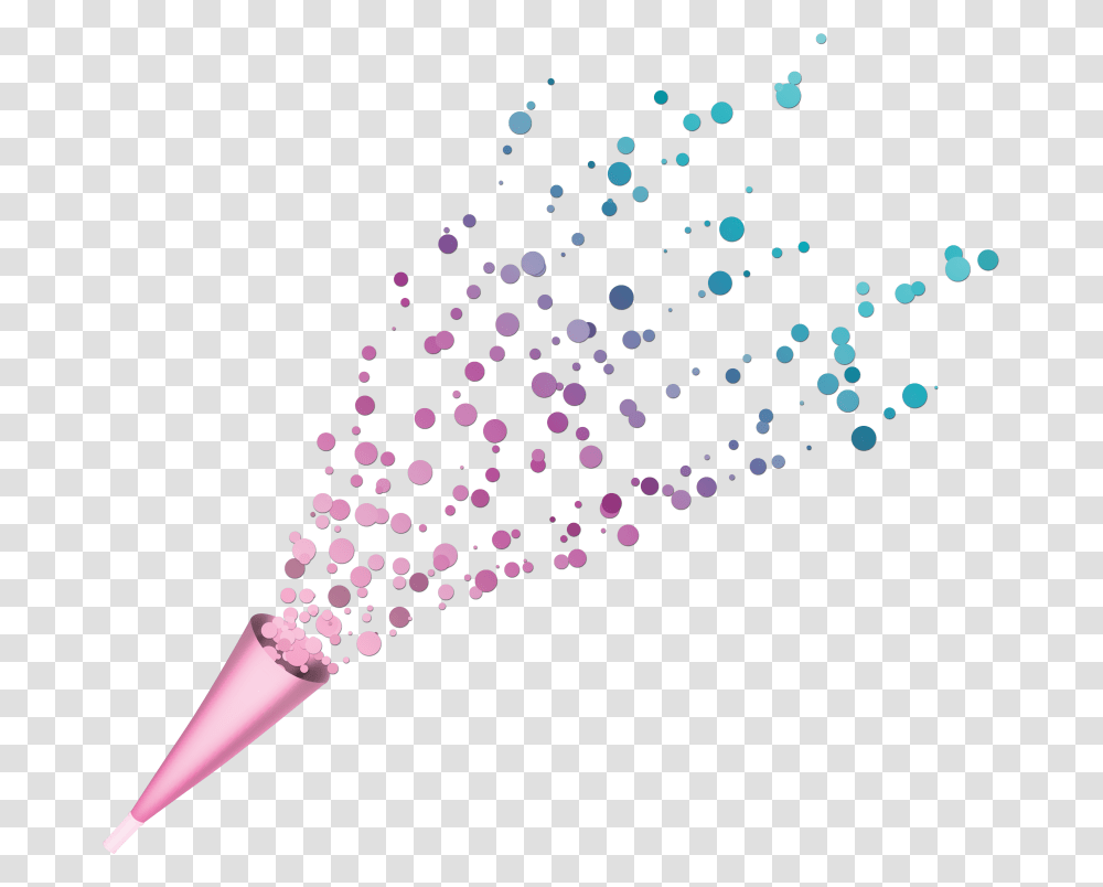 Mq Confetti Confettis Dots Colorful Spash Confetti Cones Clipart Transparent Png