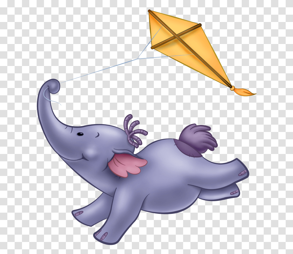 Mq Eeyore Winniethepooh Flying Disney Cute Cartoon Elephant, Toy, Lamp, Kite, Animal Transparent Png