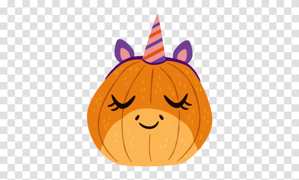 Mq Emoji Emojis Unicorn Pumpkin Halloween, Vegetable, Plant, Food Transparent Png