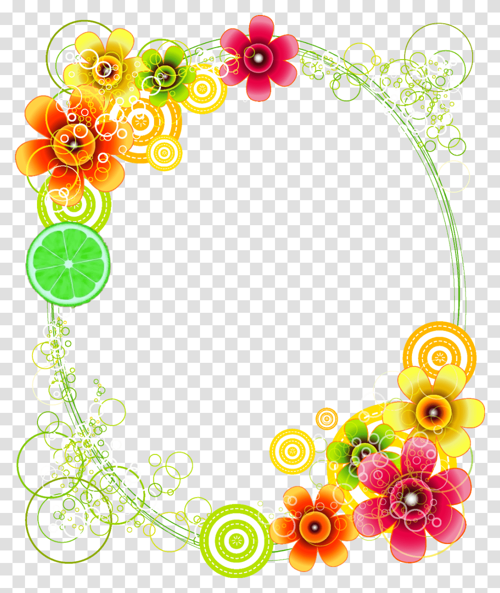 Mq Flowers Flower Circle Circles Flower Frame Circle, Floral Design, Pattern Transparent Png