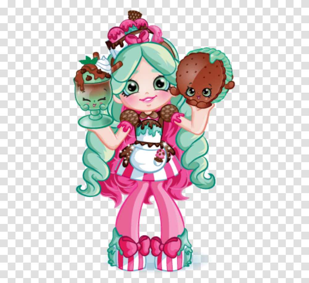 Mq Girl Cake Shopkins Candy Shopkins Chef Club Peppa Mint, Toy, Leisure Activities Transparent Png