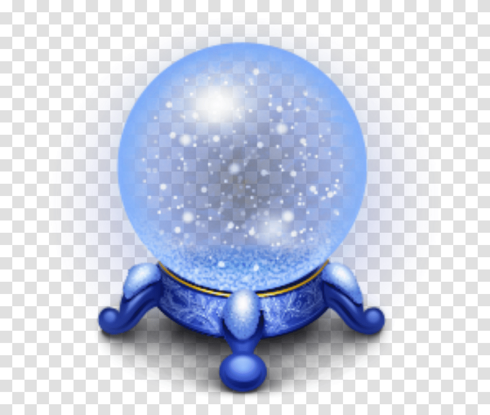 Mq Glob Snowglobe Winter Snow Blue Decoration Magic Mind Reader Hd, Sphere, Crystal, Lamp, Bubble Transparent Png