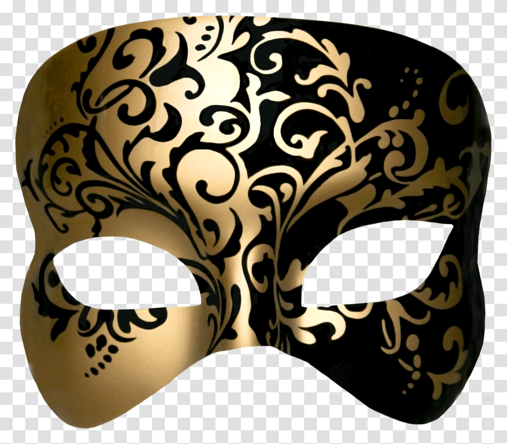 Mq Gold Black Mask Masks, Label, Dinosaur Transparent Png