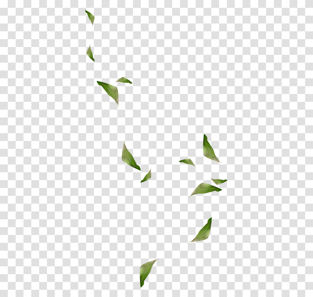 Mq Green Leaf Leaves Falling Decoration Background, Plant, Flower, Bird, Animal Transparent Png