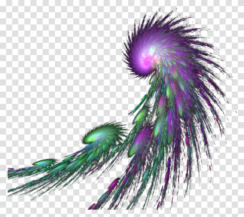 Mq Green Purple Feather Feathers Green And Purple Feather, Ornament, Pattern, Bird, Animal Transparent Png