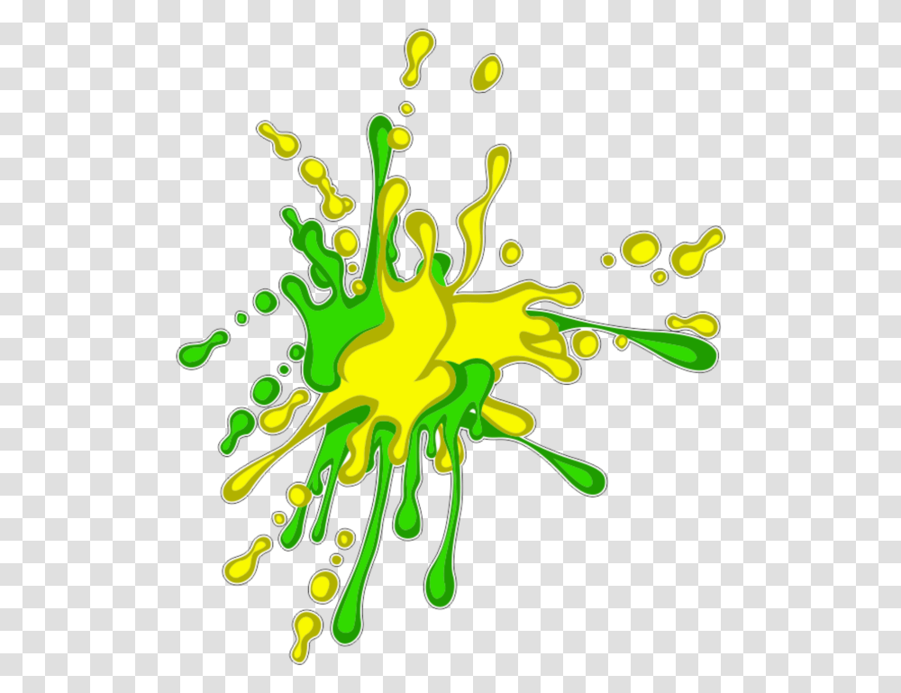 Mq Green Yellow Paint Splash Yellow And Green Paint Splash Transparent Png