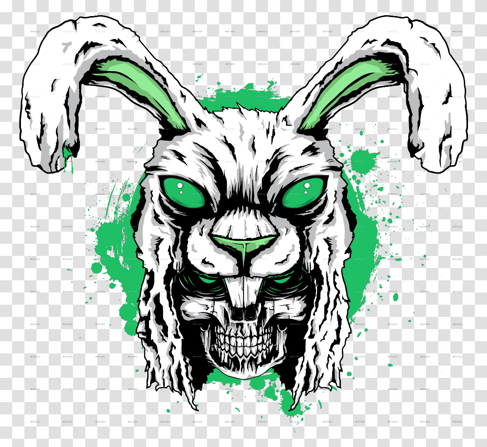 Mq Green Zombie Zombies Skull Skulls T Shirt Graffiti Designs, Mammal, Animal, Goat, Helmet Transparent Png