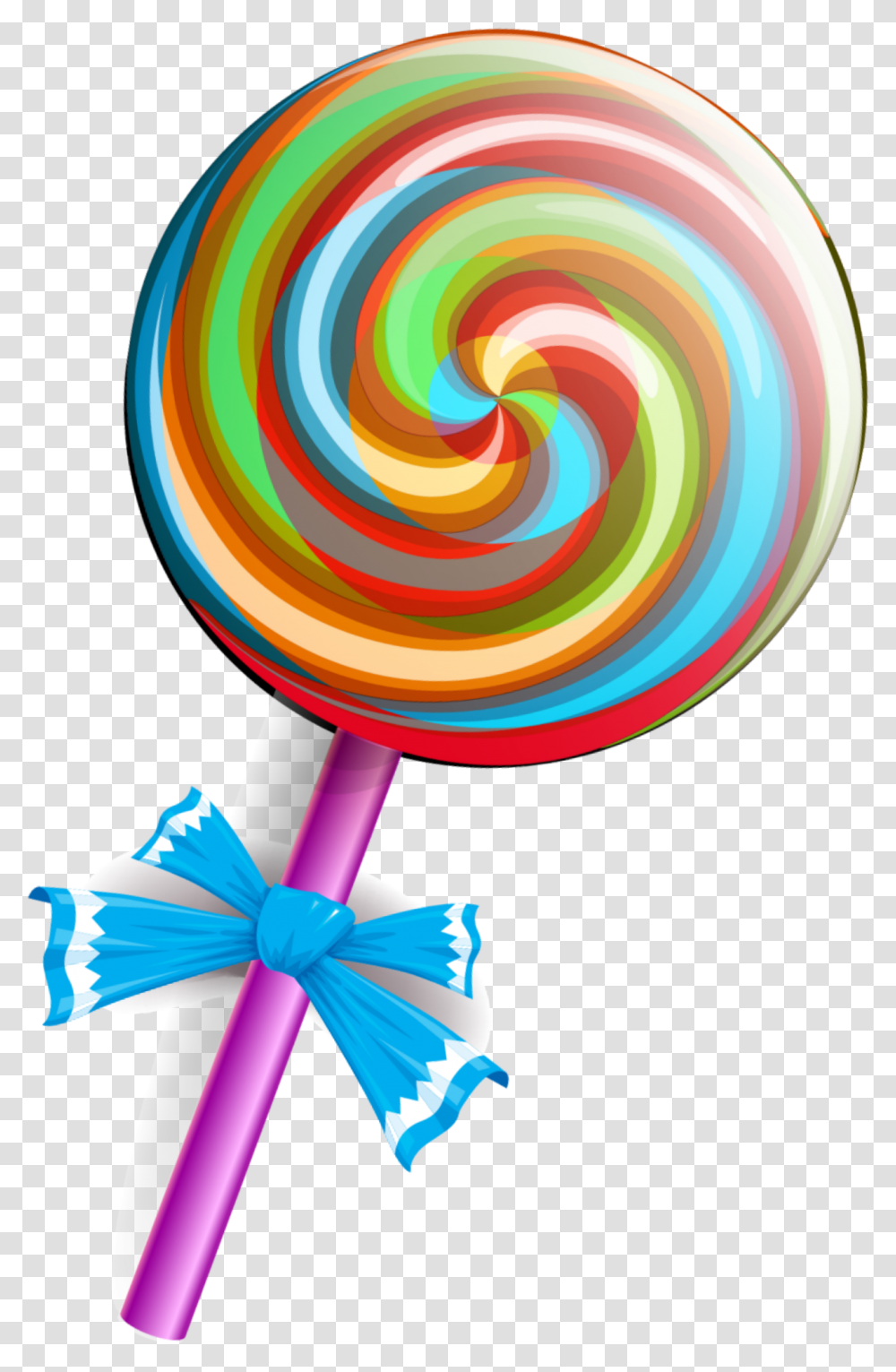 Mq Lollipop Candy Rainbow Rainbows Lollipop Cartoon, Food, Sweets Transparent Png