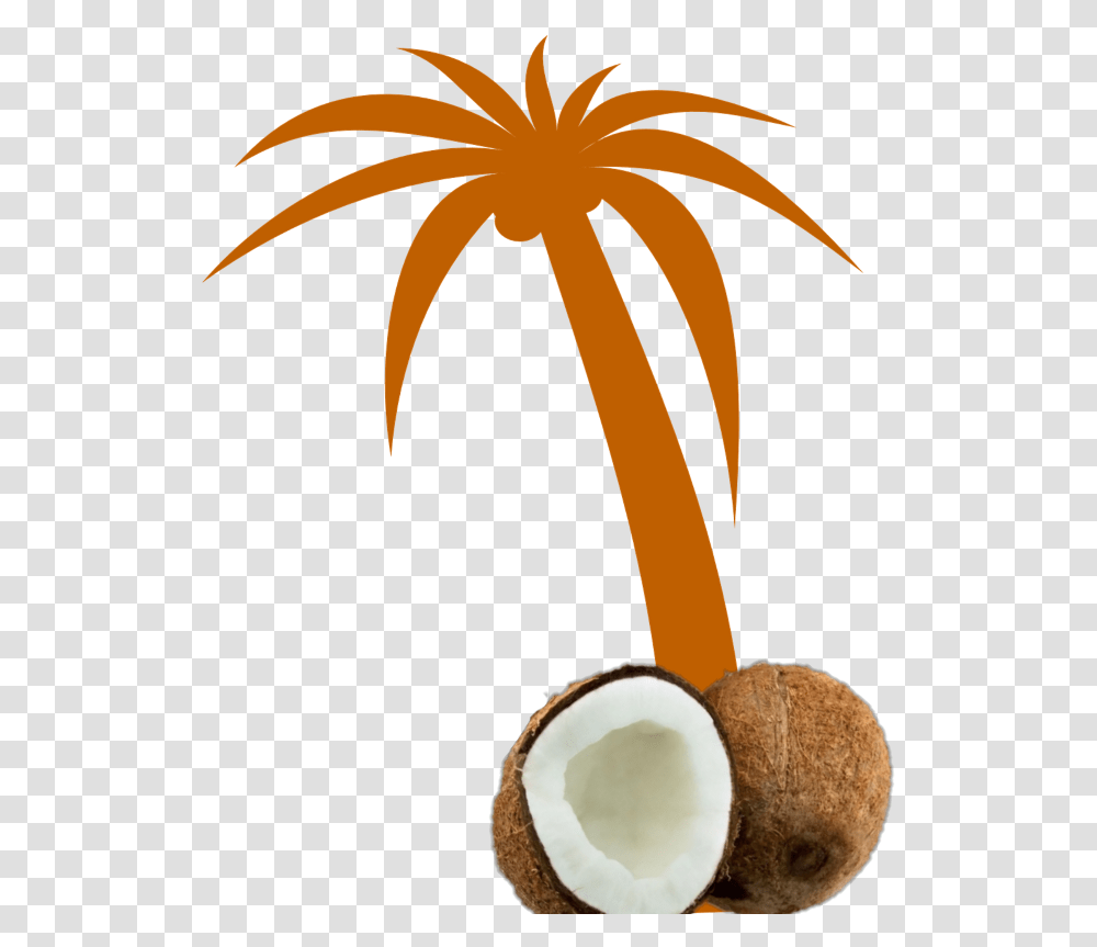 Mq Orange Palmtree Palm Coconut Palm Tree Clip Art Palm Tree Clip Art, Plant, Vegetable, Food, Fruit Transparent Png