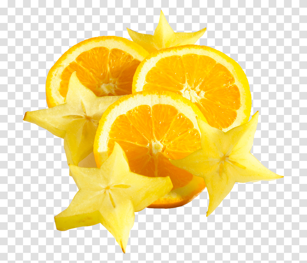 Mq Orange Slice Sliced Starfruit Yellow Starfruit, Plant, Citrus Fruit, Food, Grapefruit Transparent Png