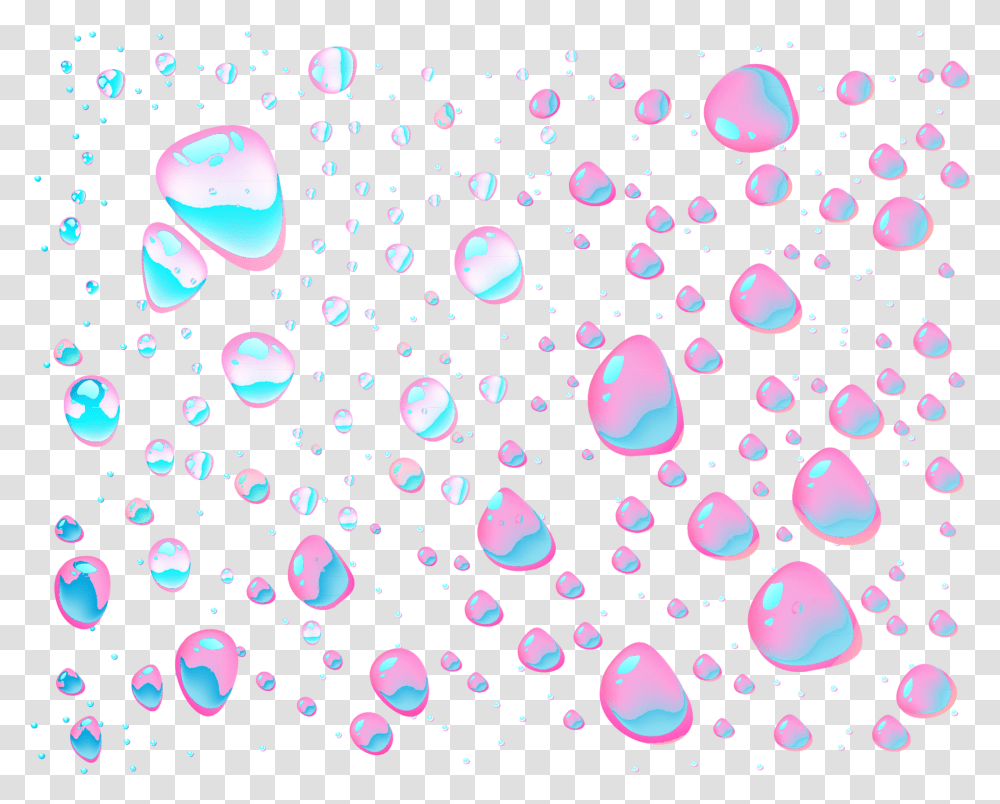 Mq Pink Blue Bubbles Bubble Background Water Drop Blue, Texture, Paper, Confetti Transparent Png