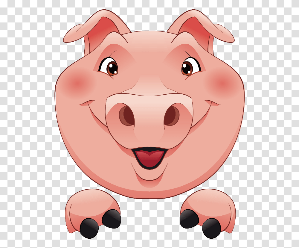 Mq Pink Pig Head Animal Animals Pig Face Wall Calendar Cartoon Pig Head, Mammal, Hog Transparent Png