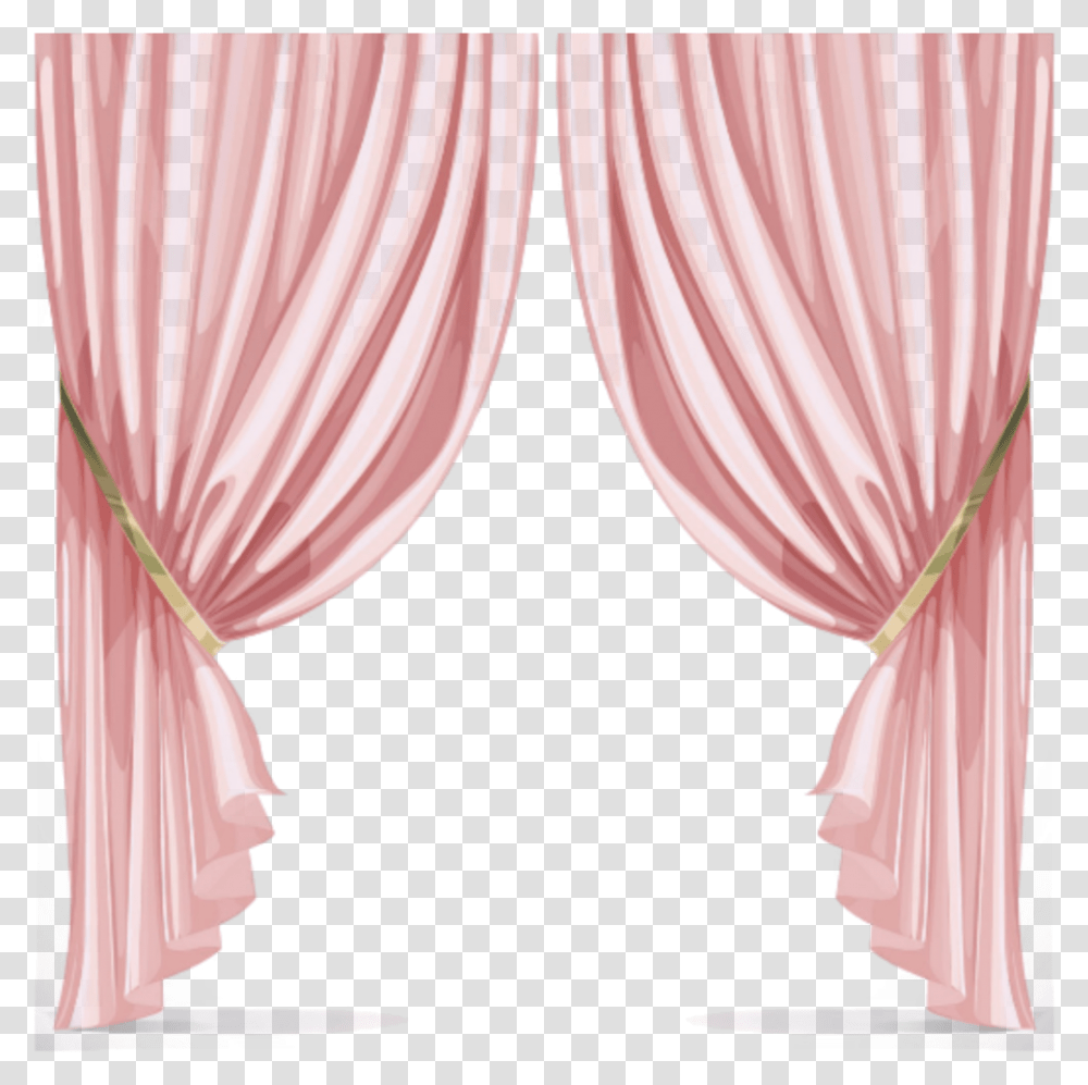 Mq Pink Window Curtains Pink Curtain Background, Stage, Balloon Transparent Png