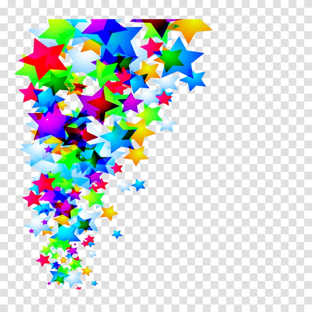 Mq Star Stars Border Borders, Paper, Confetti Transparent Png