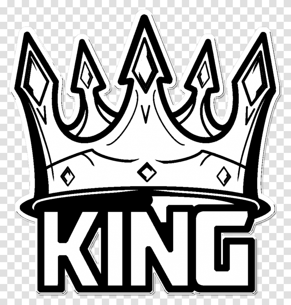Mq White Black King Crown King Crown, Accessories, Accessory, Jewelry, Stencil Transparent Png
