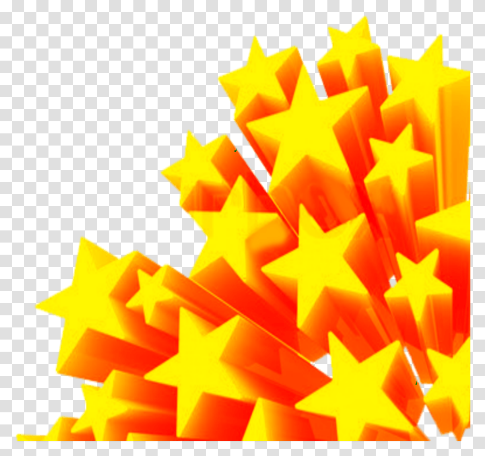 Mq Yellow Orange Stars Star Hd Orange Stars, Lighting, Star Symbol, Fire Transparent Png