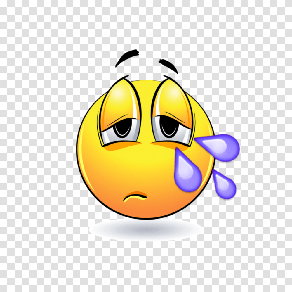 Mq Yellow Tears Sad Emojis Emoji, Angry Birds, Pac Man Transparent Png