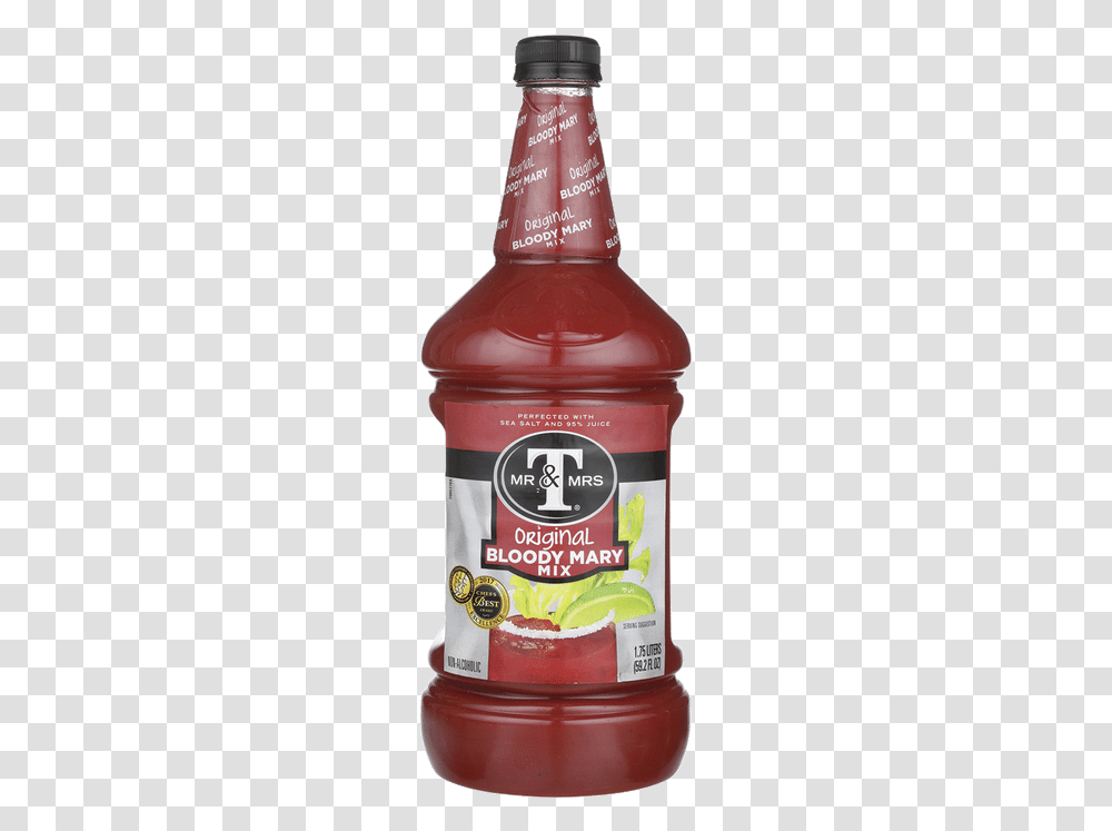 Mr Amp Mrs T Bloody Mary Mix Bloody Mary Mix Bottle, Food, Ketchup, Dessert, Seasoning Transparent Png