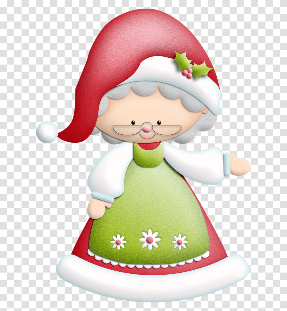 Mr And Mrs Claus Clipart, Elf, Doll, Toy, Birthday Cake Transparent Png