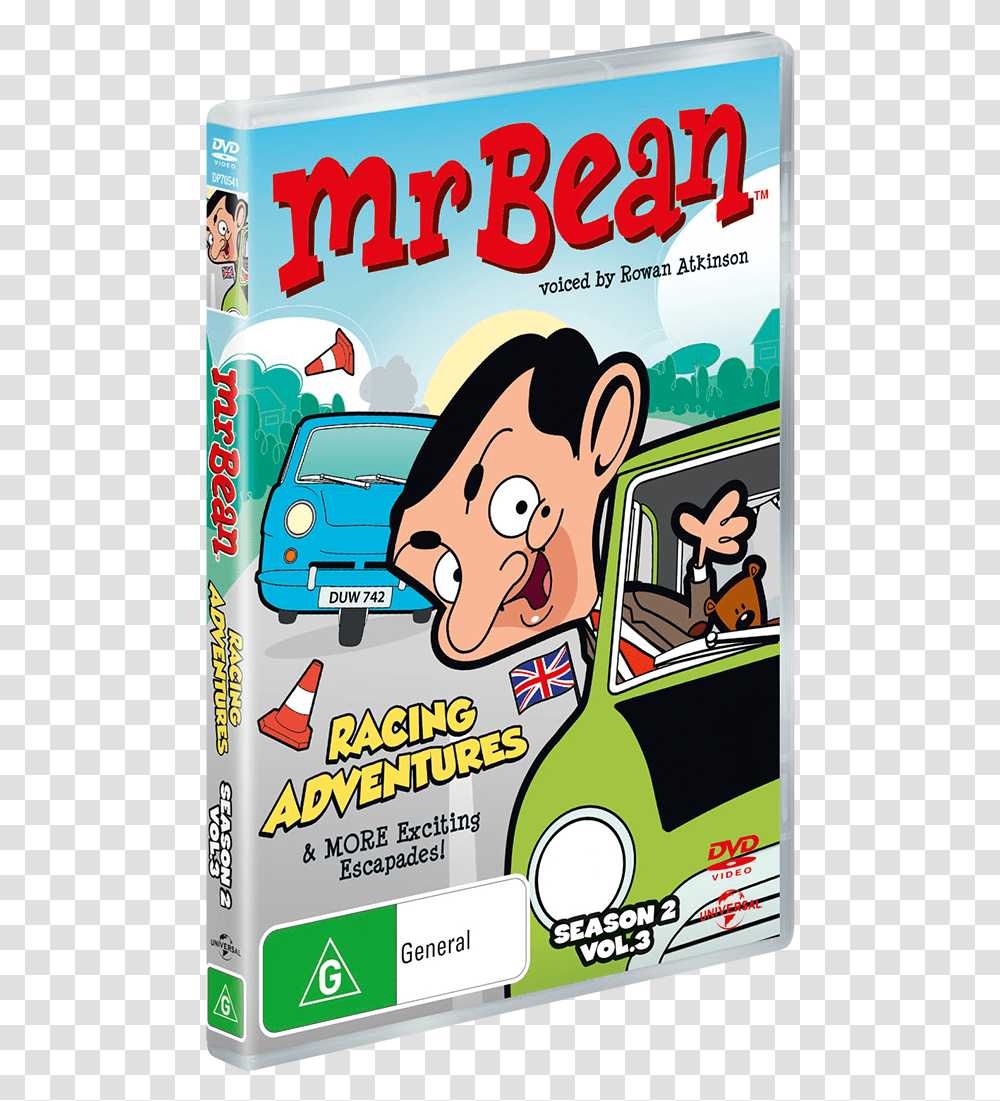 Mr Bean Animated Dvd Mr Bean The Animated Series Racing Adventure Dvd, Advertisement, Poster, Flyer, Paper Transparent Png